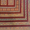 Brick Red Geometric Kilim Rug - Authentic Handwoven Persian Wool
