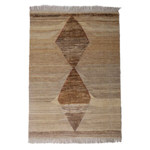 Isfahan Geometric Kilim Rug – Authentic Handwoven Persian Wool Design