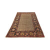 Hand-Knotted Persian Kermanshah Runner Rug (Tribal Geometric Diamond) - Brown Wool