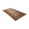 Hand-Knotted Persian Kermanshah Runner Rug (Tribal Geometric Diamond) - Brown Wool