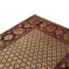 Hand-Knotted Persian Kermanshah Runner Rug (Tribal Geometric Diamond) - Brown Wool
