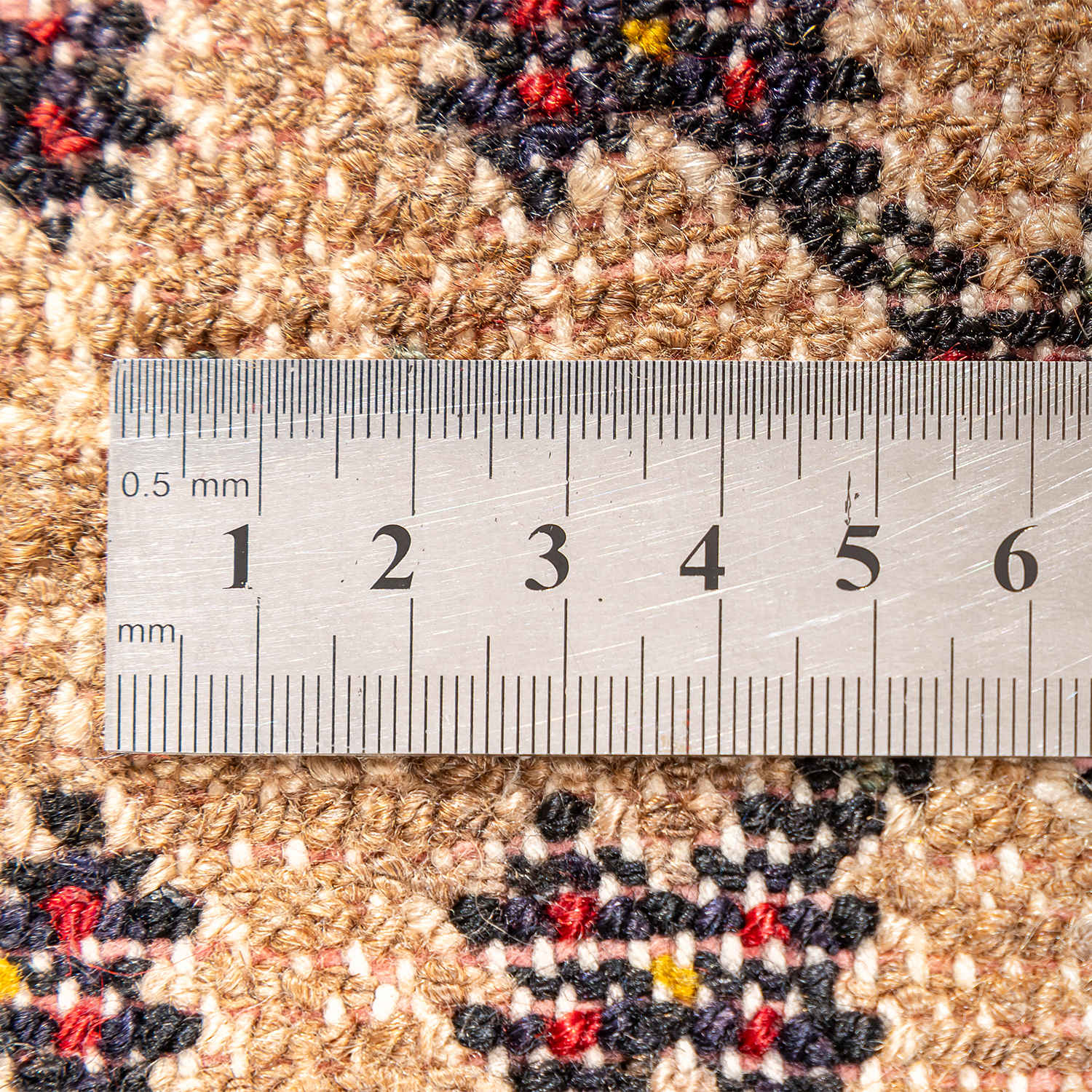 Hand-Knotted Persian Kermanshah Runner Rug (Tribal Geometric Diamond) – Brown Wool