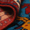 Hand-Knotted Persian Khorasan Tribal Rug (Traditional Animal Motifs) - Blue Wool