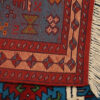 Hand-Knotted Persian Khorasan Tribal Rug (Traditional Animal Motifs) - Blue Wool