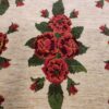 Hand-Knotted Persian Shiraz Qashqai Rug (Traditional All-over Floral) - Cream Wool
