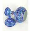 Handcrafted Persian Copper Sugar Bowl with Lid - Minakari Enameled Eslimi