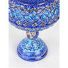 Handcrafted Persian Copper Sugar Bowl with Lid - Minakari Enameled Eslimi