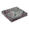 Cotton Mattress Cover – Fitted, Breathable, Leaves Design with Zipper, 195x90 cm