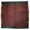 Genuine Crimson Kilim Rug from Kerman - Handwoven Persian Cotton