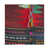 Genuine Crimson Kilim Rug from Kerman - Handwoven Persian Cotton
