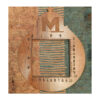 Green & Brown Khorasan Kilim Rug - Genuine Handwoven Persian Wool