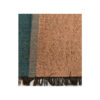 Green & Brown Khorasan Kilim Rug - Genuine Handwoven Persian Wool