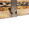 Hand-Knotted Persian Tribal Rug (Plain Center Minimalist Border) - Cream Wool