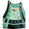 Golbaft Persian Single Bed Blanket Floral Green
