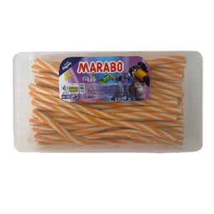 Halal Gummy Candy – Creamy Orange Sticks – Marabo (1500g)