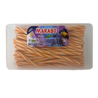 Halal Creamy Orange Gummy Sticks – Soft, Chewy and Fruity Marabo Gummies 1500g