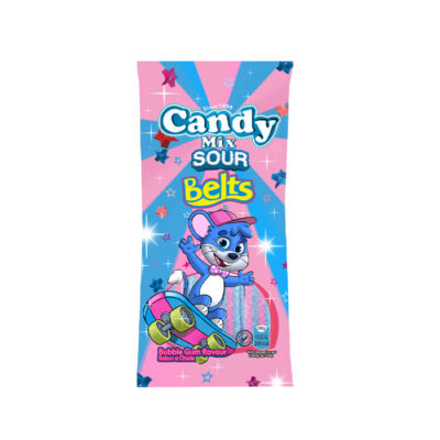 Halal Bubble Gum-Flavored Gummy Sticks – Soft, Chewy and Sweet Marabo Gummies 85g × 10