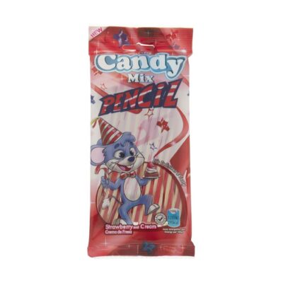 Halal Strawberry & Cream Gummy Sticks – Soft, Chewy and Fruity Marabo Gummies 85g × 10