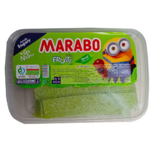 Halal Gummy Candy – Sour Apple Sticks – Marabo (900g)