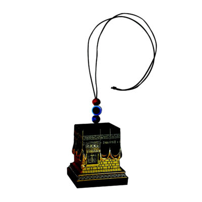 Islamic Car Rearview Mirror Ornament with Kaaba Design