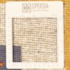 Handwoven Persian Kheshti Gabbeh Rug - Geometric Cream Wool