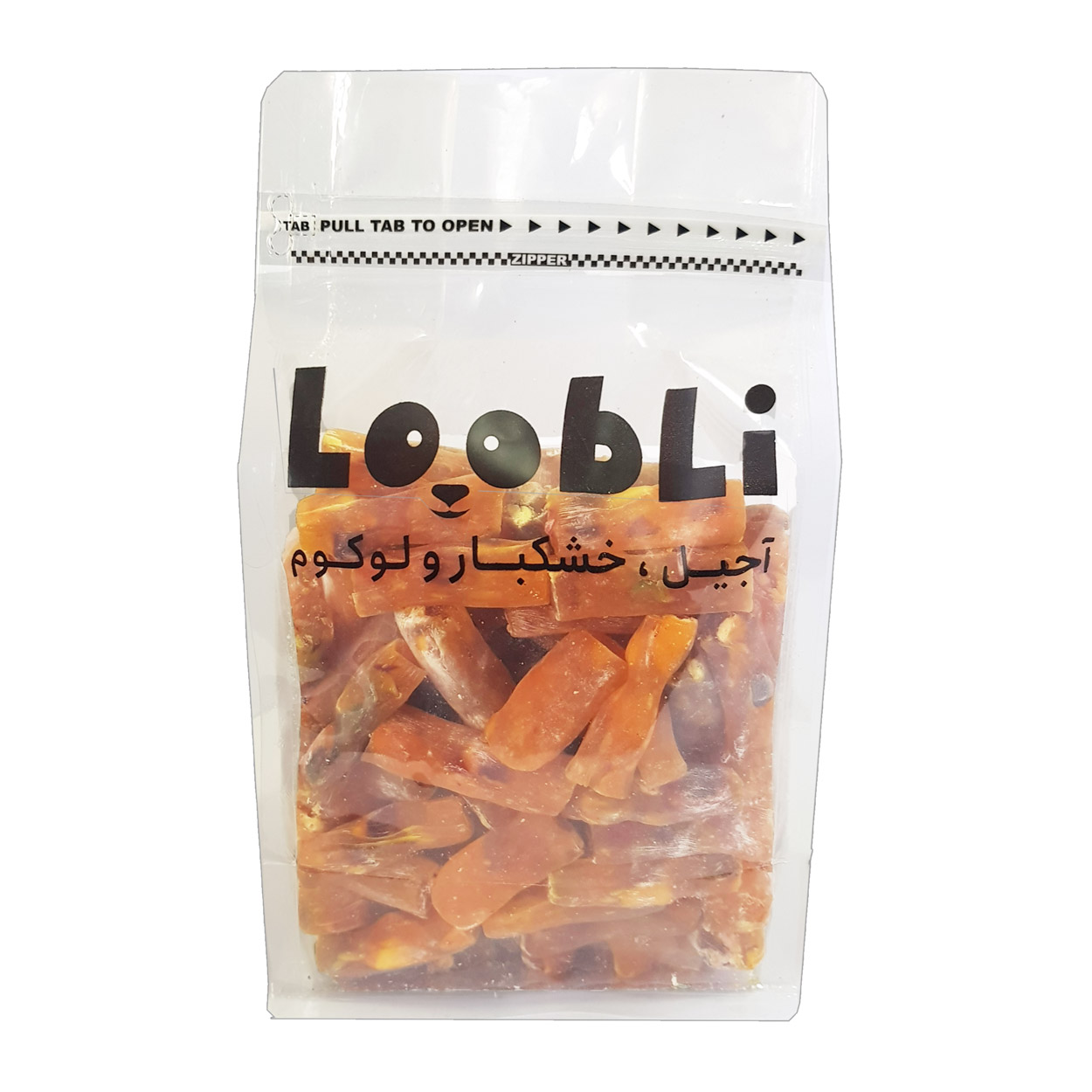 Lokum Turkish Delight with Orange Flavor & Pistachio – 500g