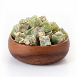 Lokum Turkish Delight with Sour Apple Flavor & Pistachio – 500g