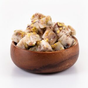 Lokum Turkish Delight with Vanilla Flavor & Nuts – 500g