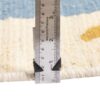 Original Cream Floral Kilim Rug from Kerman - Handwoven Persian Wool