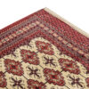 Hand-Knotted Persian Golestan Torkaman Rug (Bukhara Design) - Red Tribal Wool