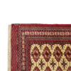 Hand-Knotted Persian Golestan Torkaman Rug (Bukhara Design) - Red Tribal Wool