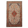 Hand-Knotted Persian Malayer Tribal Rug (Red Floral Medallion) - Wool