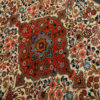 Hand-Knotted Persian Malayer Tribal Rug (Red Floral Medallion) - Wool