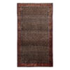 Hand-Knotted Persian Kurdistan Rug (All-over Mahi / Herati Pattern) - Brown Wool