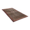 Hand-Knotted Persian Kurdistan Rug (All-over Mahi / Herati Pattern) - Brown Wool