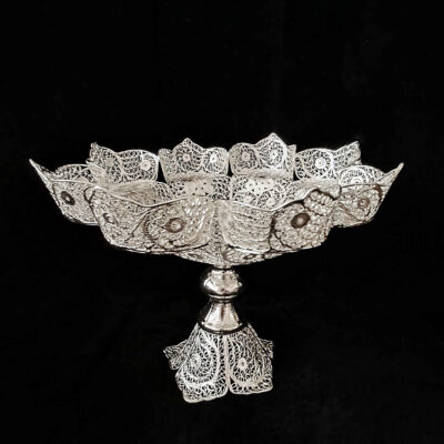 Persian Filigree Decorative Bowl – Handcrafted Decorative Fruit Bowl