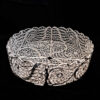 Persian Filigree Decorative Bowl – Handcrafted Silver Fruit Bowl