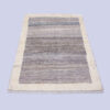 Genuine Handwoven Persian Minimalist Gabbeh Rug - Bordered Brown Wool