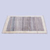Genuine Handwoven Persian Minimalist Gabbeh Rug - Bordered Brown Wool