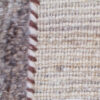 Genuine Handwoven Persian Minimalist Gabbeh Rug - Bordered Brown Wool