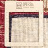 Handwoven Persian Pictorial Gabbeh Rug - Birds & Flowers Cream Wool