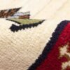 Handwoven Persian Pictorial Gabbeh Rug - Birds & Flowers Cream Wool