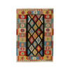 Fars Qashqai Geometric Kilim Rug - Genuine Handwoven Persian Wool