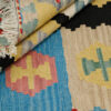 Fars Qashqai Geometric Kilim Rug - Genuine Handwoven Persian Wool