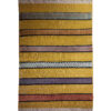 Genuine Yellow Striped Kilim Rug from Fars - Handwoven Persian Wool