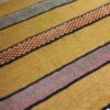 Genuine Yellow Striped Kilim Rug from Fars - Handwoven Persian Wool