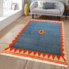 Genuine Geometric Kilim Rug from Tabriz - Handwoven Persian Wool