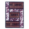 Vintage Persian Hand-Knotted Patchwork Carpet Crimson