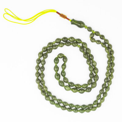 Islamic Afghan Shah Maghsoud Rosary Crafted with 101 Prayer Beads Tasbih Green