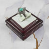 Persian Neyshabur Turquoise Silver Ring Handcrafted for Women Sanam